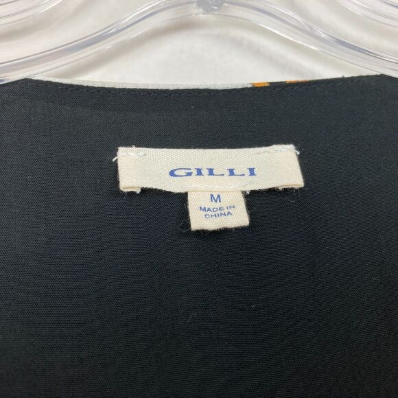 Gilli Women's Midi Dress Button Up Size M Chain Print Lined Luxury Designer - Picture 7 of 11